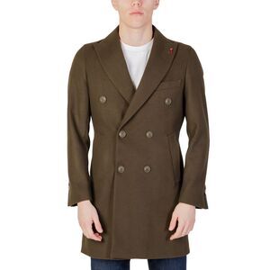 Mulish Olive Green Overcoat Classic Model Men Green Coats